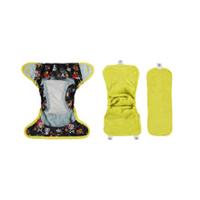 Load image into Gallery viewer, Printed Popper Nappy Bamboo - Fiesta (Limited Edition)