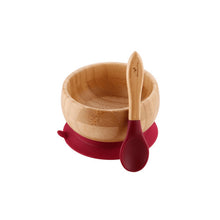 Load image into Gallery viewer, Avanchy - Bamboo Suction Baby Bowl + Spoon