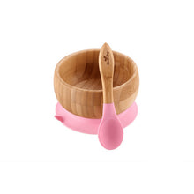 Load image into Gallery viewer, Avanchy - Bamboo Suction Baby Bowl + Spoon