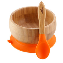 Load image into Gallery viewer, Avanchy - Bamboo Suction Baby Bowl + Spoon