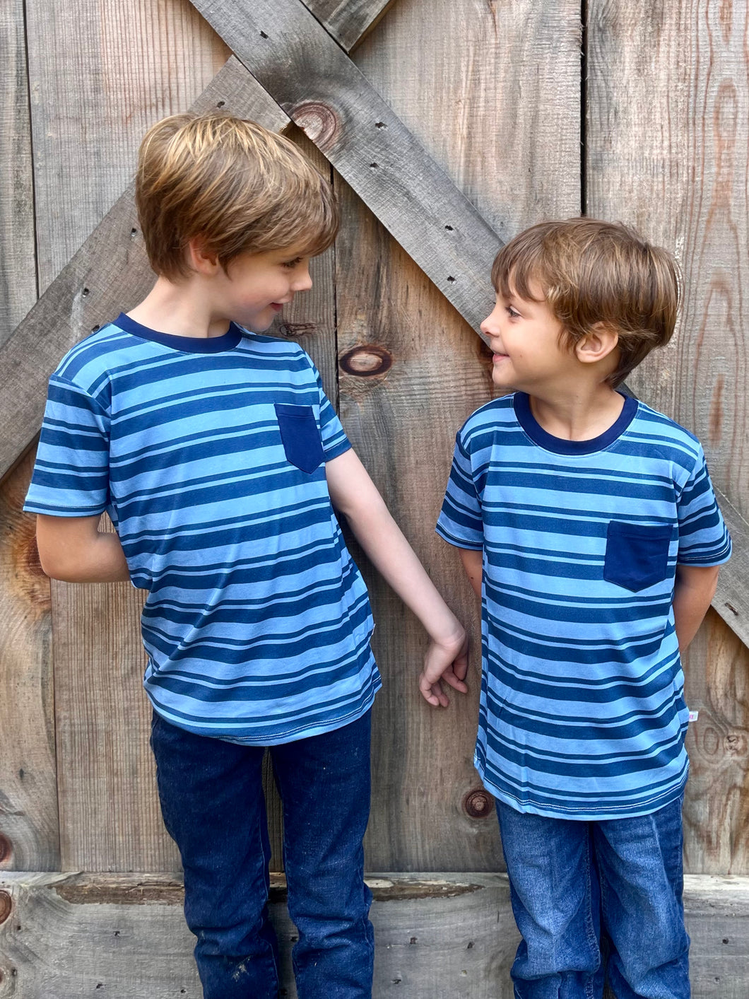 Ocean Breeze Stripes - T-shirt