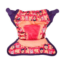 Load image into Gallery viewer, Printed Nappy Bamboo - Edie Monster
