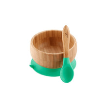 Load image into Gallery viewer, Avanchy - Bamboo Suction Baby Bowl + Spoon
