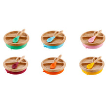 Load image into Gallery viewer, Avanchy - Bamboo Suction Baby Plate + Spoon
